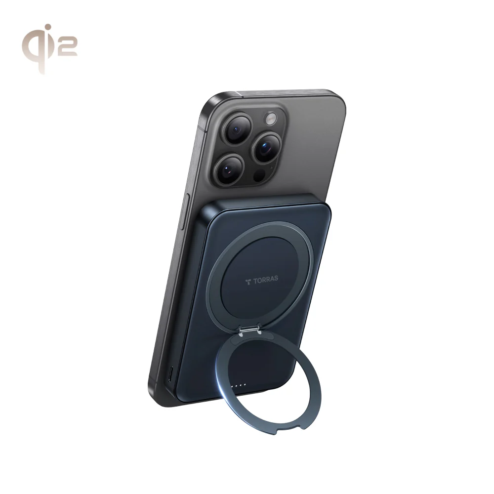 Ostand Qi2 10000mAh MagSafe磁吸旋轉支架行動電源 - Image 3