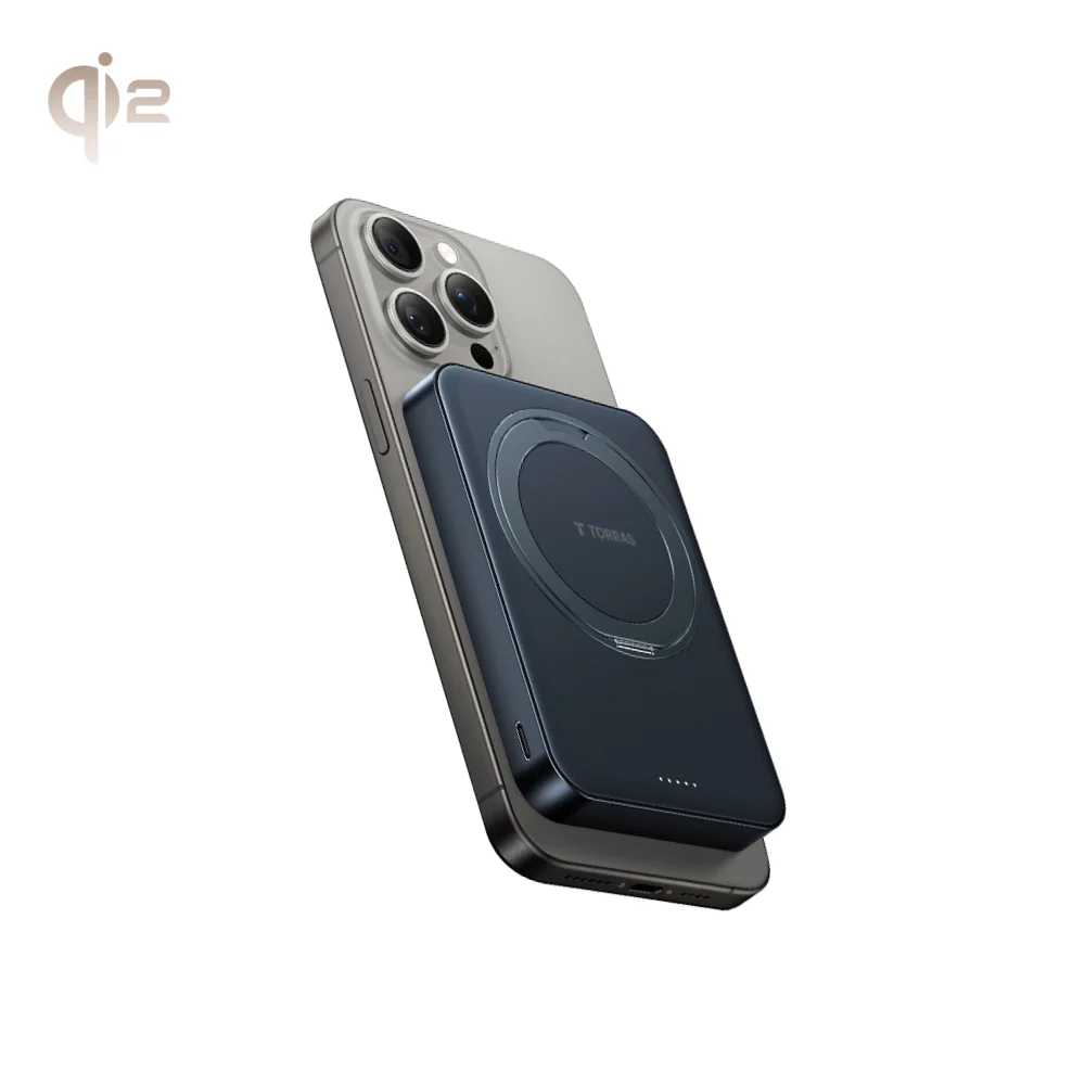 Ostand Qi2 10000mAh MagSafe磁吸旋轉支架行動電源 - Image 4