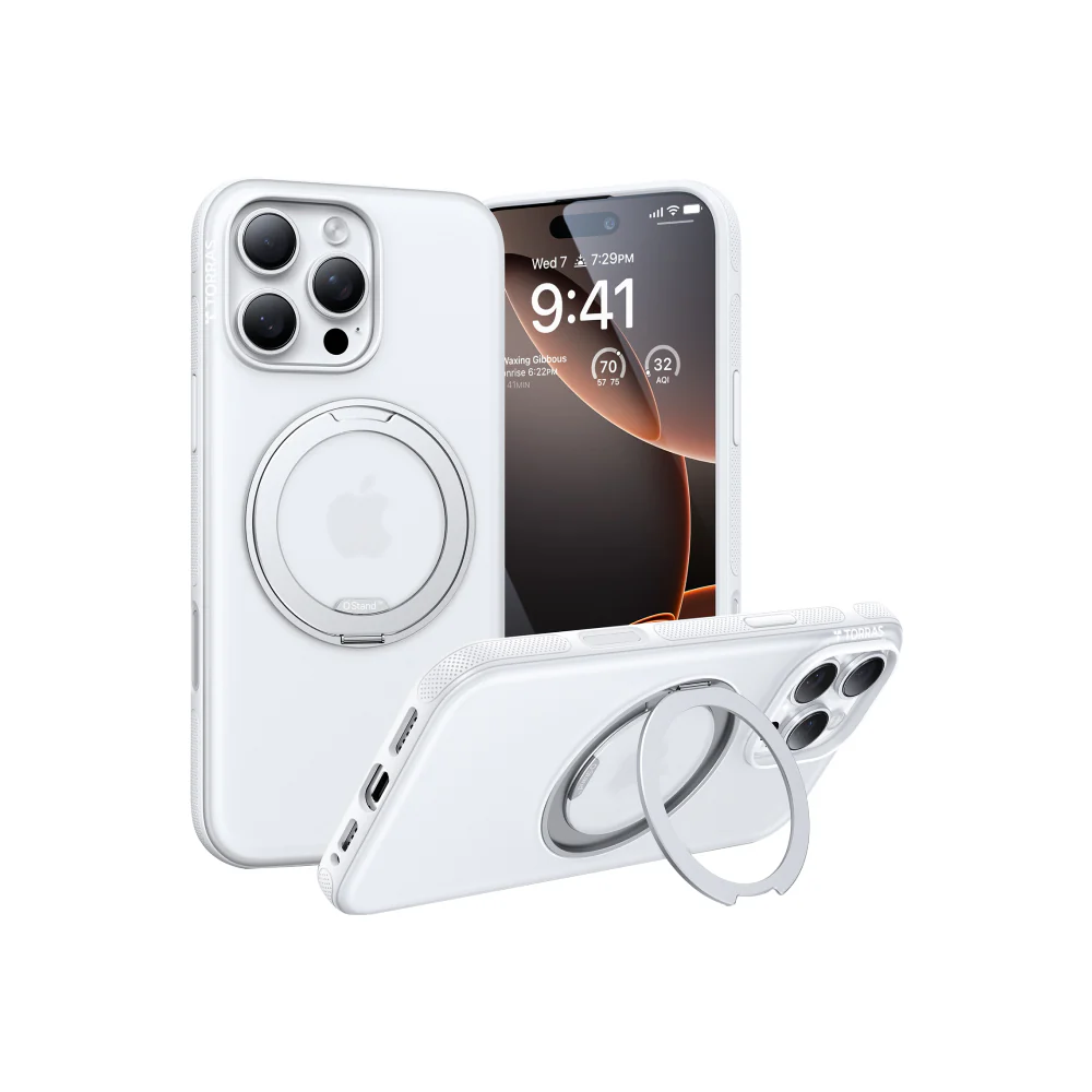 Ostand R Fitness 相機按鍵 MagSafe 旋轉支架防摔手機殼 iPhone 16 系列 - Image 5