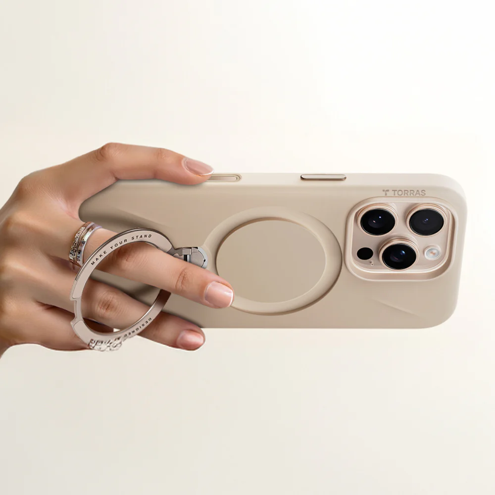 Ostand Spin Silicone 相機按鍵 MagSafe 支架矽膠防摔手機殼 iPhone 16系列 - Image 3