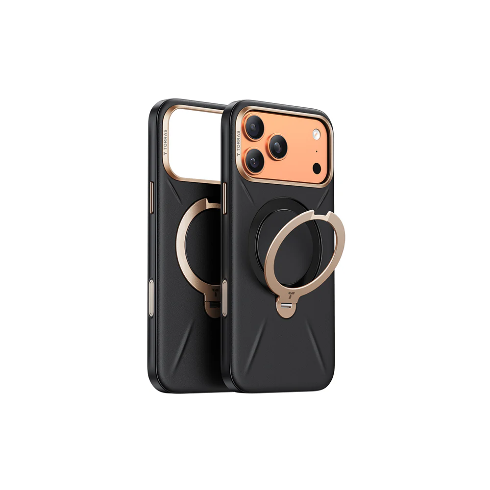 Ostand Spin VegSkin Magnetic 相機按鍵旋轉支架皮革防摔手機殼 iPhone 17系列 - Image 14