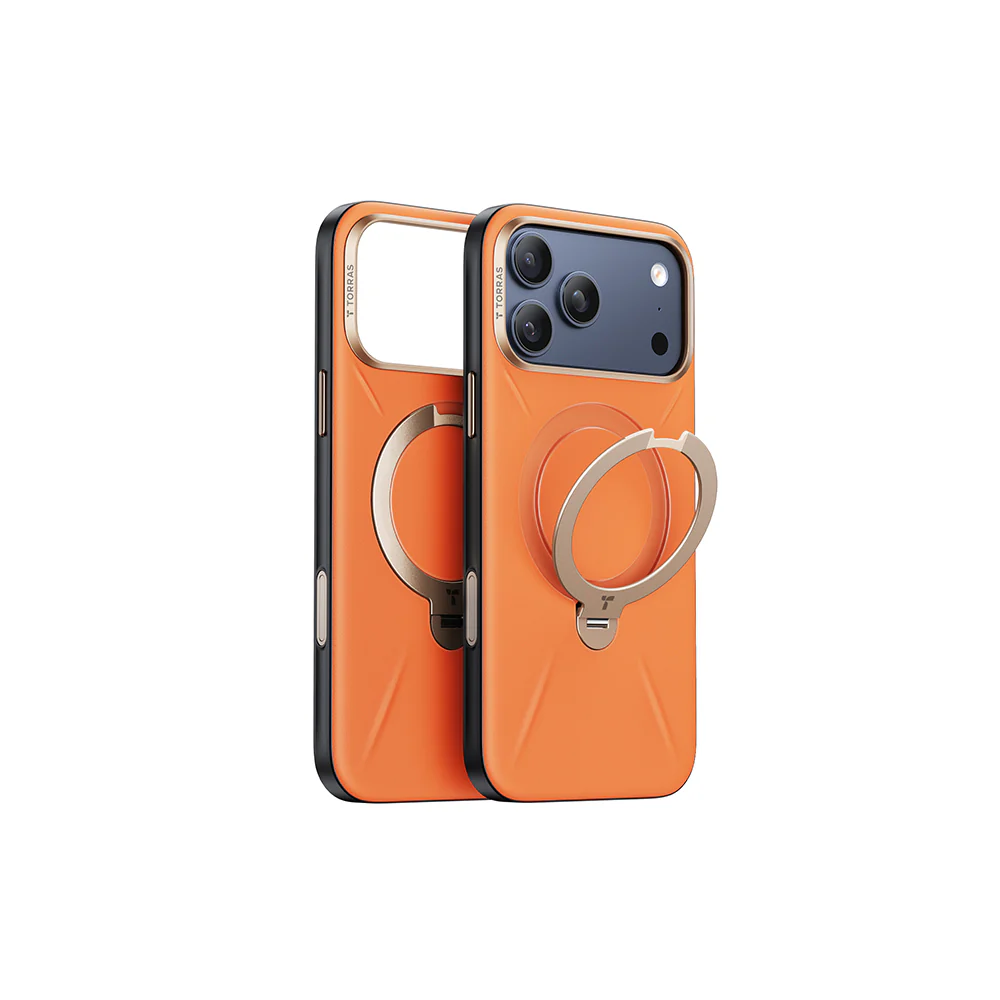 Ostand Spin VegSkin Magnetic 相機按鍵旋轉支架皮革防摔手機殼 iPhone 17系列 - Image 16