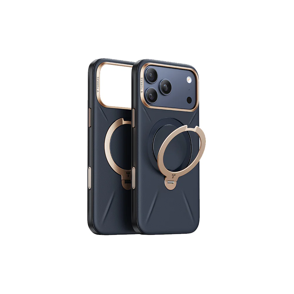 Ostand Spin VegSkin Magnetic 相機按鍵旋轉支架皮革防摔手機殼 iPhone 17系列 - Image 23