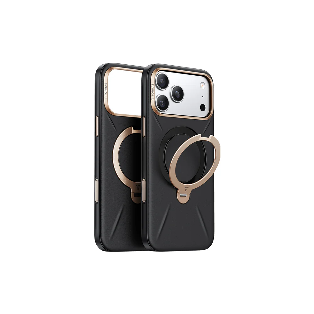 Ostand Spin VegSkin Magnetic 相機按鍵旋轉支架皮革防摔手機殼 iPhone 17系列 - Image 7